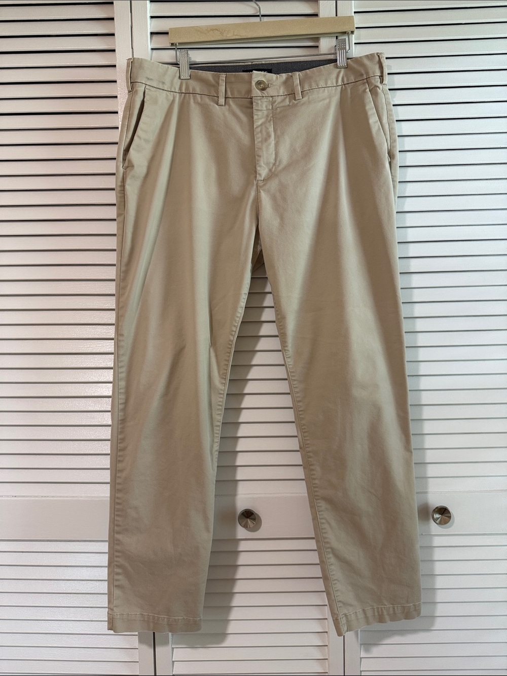 Express Men's Tan Chino Pants - Slim Fit 36x32